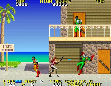 Rolling Thunder 2 (Japan) screen shot game playing